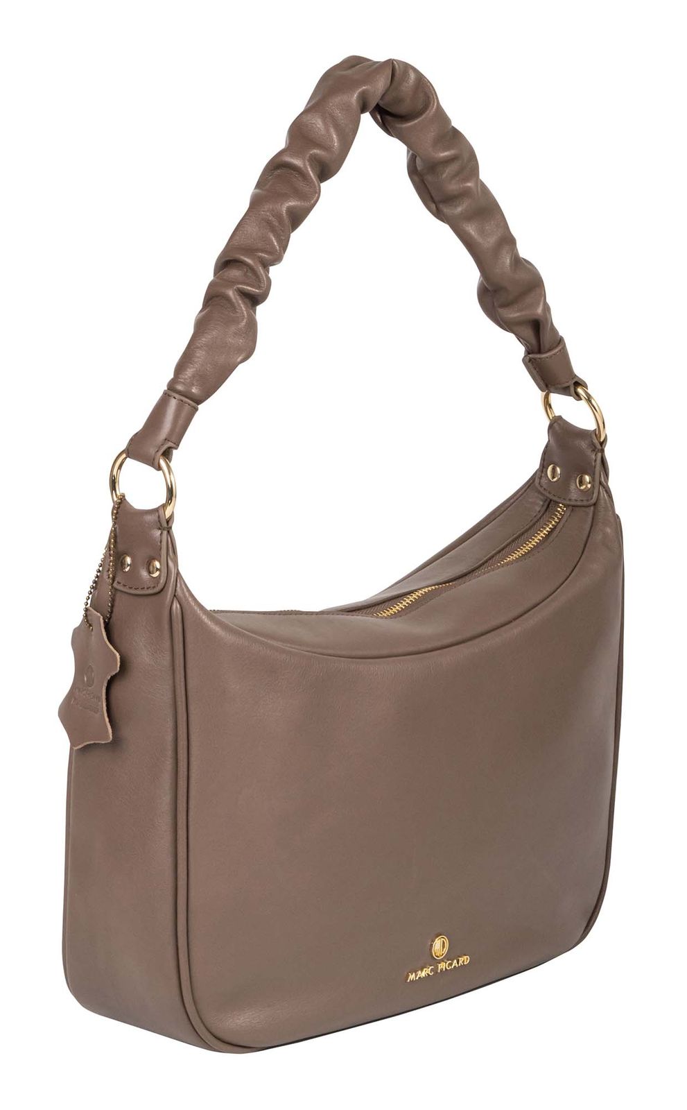 Marc Picard Umbria Shoulder Bag Knot Taupe Marc Picard Umbria Shoulder Bag Knot Taupe