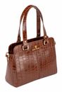 Marc Picard Croco Shoulder Bag M Cognac Marc Picard Croco Shoulder Bag M Cognac