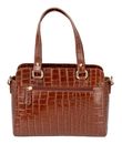Marc Picard Croco Shoulder Bag M Cognac Marc Picard Croco Shoulder Bag M Cognac