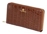 Marc Picard Croco Zip Wallet L Cognac