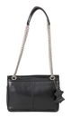 Marc Picard Umbria Shoulder Bag with Metal Strap Black Marc Picard Umbria Shoulder Bag with Metal Strap Black
