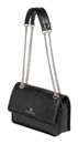 Marc Picard Umbria Shoulder Bag with Metal Strap Black Marc Picard Umbria Shoulder Bag with Metal Strap Black