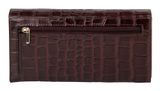 Marc Picard Croco Wallet with Flap L Brown