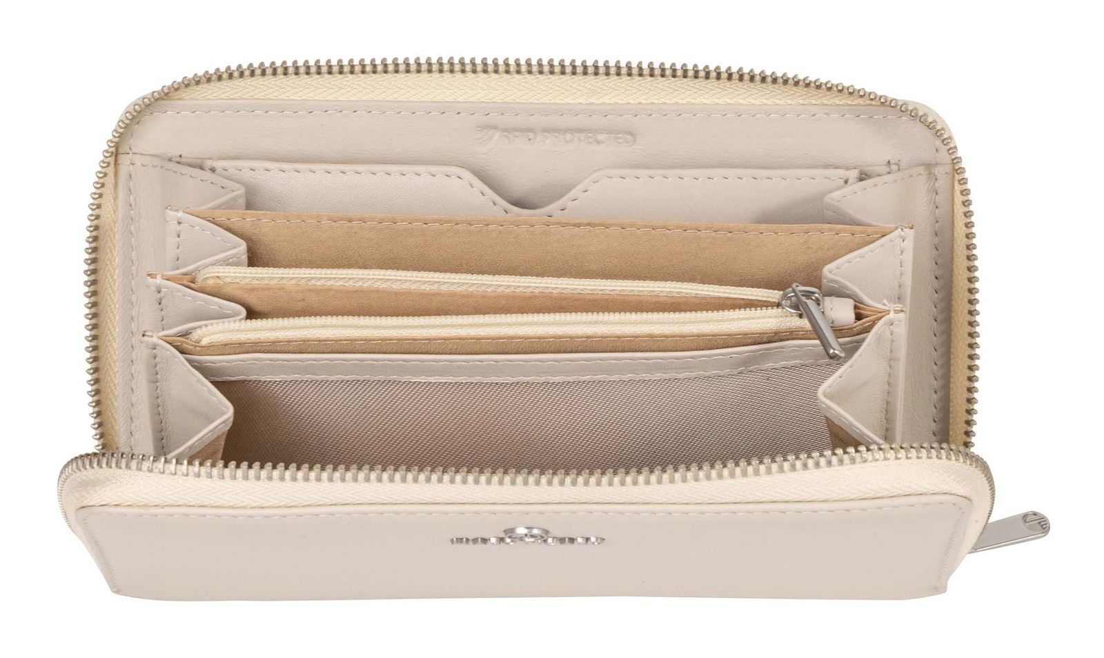 Marc Picard Maremma Zip Wallet L Cream White Marc Picard Maremma Zip Wallet L Cream White
