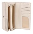 Marc Picard Maremma Wallet with Flap L Cream White