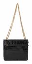 Marc Picard Croco Shoulder Bag with Lock Black Marc Picard Croco Shoulder Bag with Lock Black