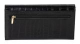 Marc Picard Croco Wallet with Flap L Black
