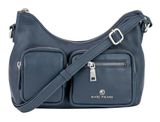 Marc Picard Maremma Shoulder Bag with Front Pockets Navy Marc Picard Maremma Shoulder Bag with Front Pockets Navy