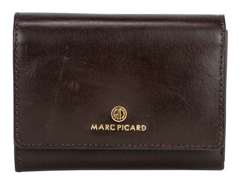 Marc Picard Firenze Wallet with Flap S Brown