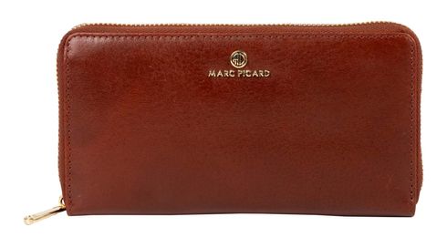 Marc Picard Firenze Zip Wallet L Cognac