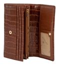 Marc Picard Croco Wallet with Flap L Cognac Marc Picard Croco Wallet with Flap L Cognac