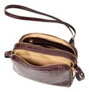 Marc Picard Croco Shoulder Bag S Brown Marc Picard Croco Shoulder Bag S Brown