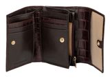Marc Picard Croco Wallet with Flap S Brown Marc Picard Croco Wallet with Flap S Brown