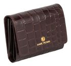 Marc Picard Croco Wallet with Flap S Brown Marc Picard Croco Wallet with Flap S Brown