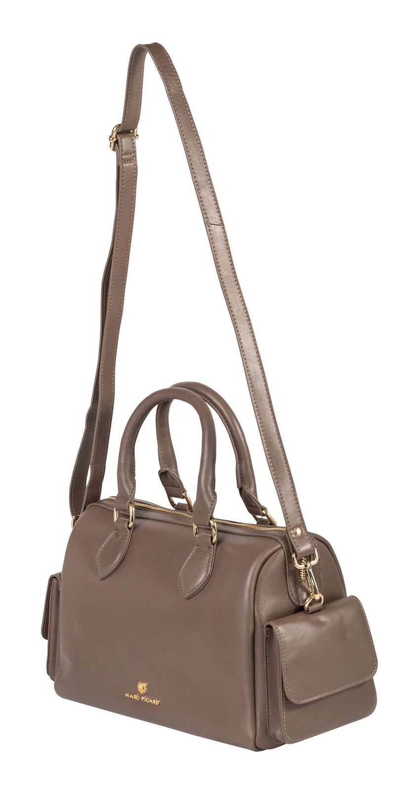 Marc Picard Umbria Bowling Bag Taupe Marc Picard Umbria Bowling Bag Taupe