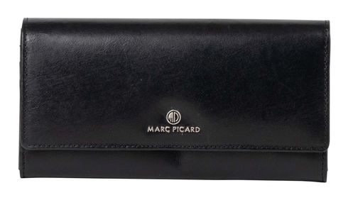 Marc Picard Firenze Wallet with Flap L Black