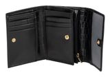 Marc Picard Croco Wallet with Flap S Black Marc Picard Croco Wallet with Flap S Black