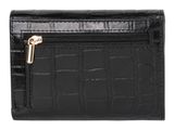 Marc Picard Croco Wallet with Flap S Black Marc Picard Croco Wallet with Flap S Black