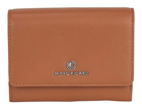 Marc Picard Maremma Wallet with Flap S Cognac