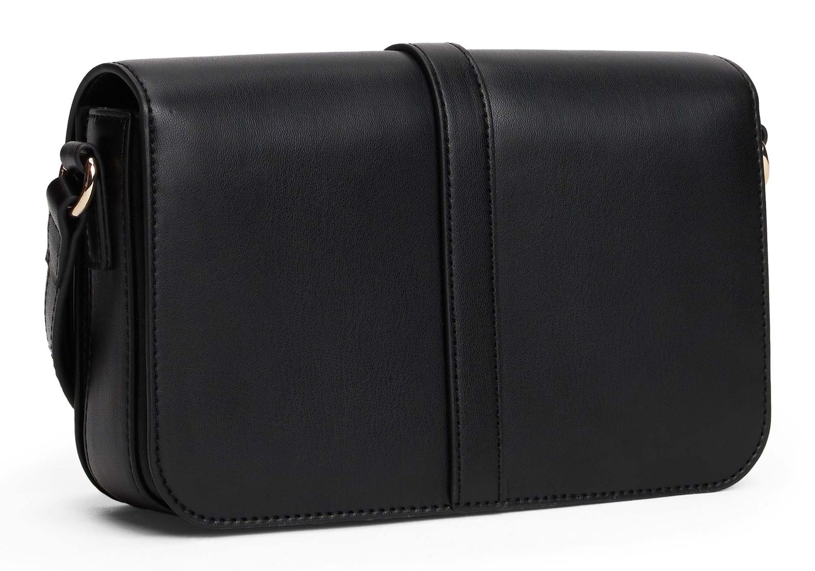 TOMMY HILFIGER TH Libre Flap Crossover Bag Black TOMMY HILFIGER TH Libre Flap Crossover Bag Black