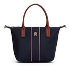 TOMMY HILFIGER Popette Mini Tote Bag Corp Space Blue Corp TOMMY HILFIGER Popette Mini Tote Bag Corp Space Blue Corp