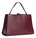 TOMMY HILFIGER TH Libre Medium Satchel Deep Rouge
