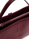 TOMMY HILFIGER TH Libre Medium Satchel Deep Rouge