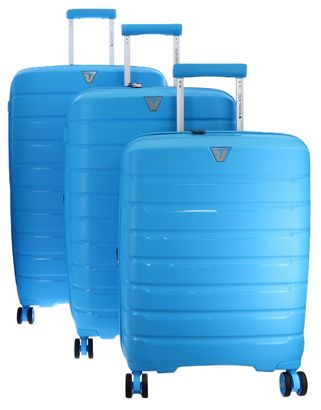 RONCATO B-Flying 4 W Trolley Exp (L + M + C) Spot Sky Blu