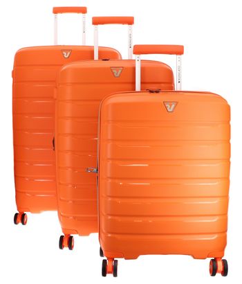 RONCATO B-Flying 4 W Trolley Exp (L + M + C) Spot Apricot Orange