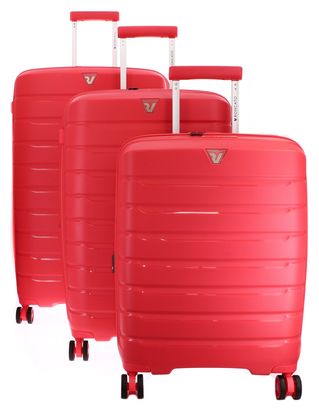 RONCATO B-Flying 4 W Trolley Exp (L + M + C) Spot Radiant Red