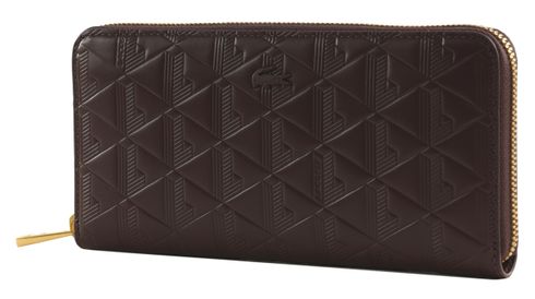 LACOSTE Zip Wallet L Fudge