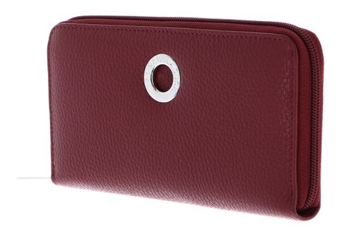 MANDARINA DUCK Mellow Leather Zip Around Wallet L Grape