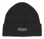 Marc O'Polo Knitted Hat And Scarf Set Dark Grey Melange