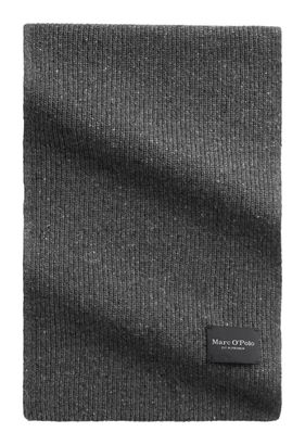 Marc O'Polo Knitted Scarf Graphite Grey Melange