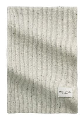 Marc O'Polo Knitted Scarf White Cotton
