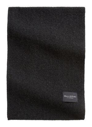 Marc O'Polo Knitted Scarf Dark Grey Melange