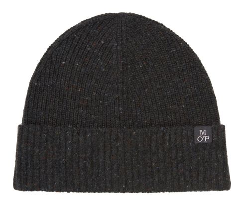 Marc O'Polo Knitted Hat Dark Grey Melange