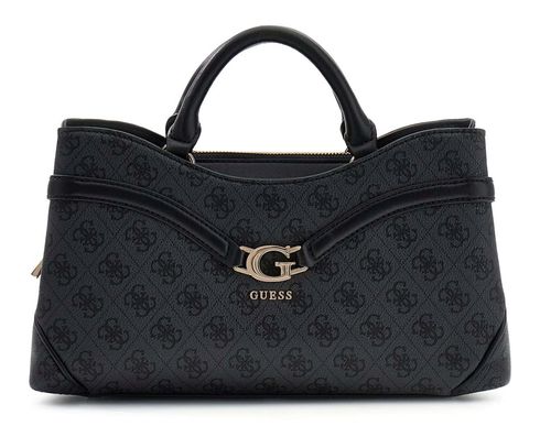 GUESS Dea Girlfriend Satchel Coal Logo