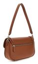 GUESS Dea Flap Shoulder Bag Cognac