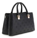 GUESS Tisha Girlfriend Satchel Black Logo GUESS Tisha Girlfriend Satchel Black Logo