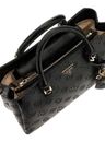 GUESS Tisha Girlfriend Satchel Black Logo GUESS Tisha Girlfriend Satchel Black Logo