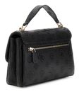 GUESS Tisha Top Handle Flap Bag Black Logo