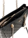 GUESS Tisha 3 Compartment Tote Black Logo