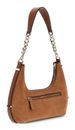 GUESS Erenia Top Zip Shoulder Bag Cognac Multi