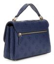 GUESS Tisha Top Handle Flap Bag Midnight Logo