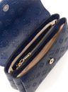 GUESS Tisha Top Handle Flap Bag Midnight Logo