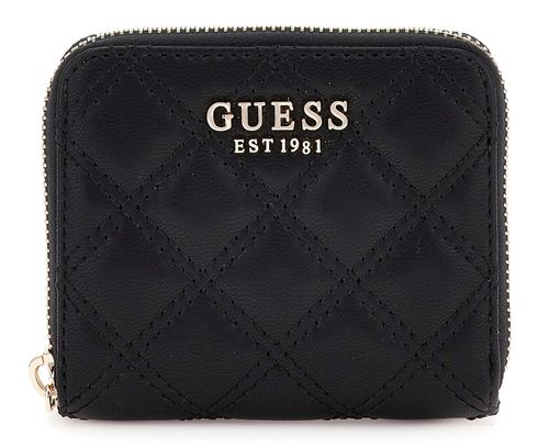GUESS Giully II SLG Zip Around Wallet M Black GUESS Giully II SLG Zip Around Wallet M Black