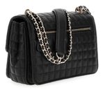 GUESS Nadira Convertible Crossbody Flap Black GUESS Nadira Convertible Crossbody Flap Black