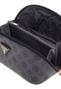 GUESS Wilder Cosmetic Travel Bag L Charcoal