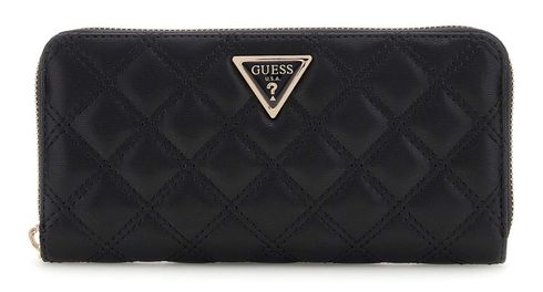 GUESS Giully II SLG Zip Around Wallet L Black GUESS Giully II SLG Zip Around Wallet L Black